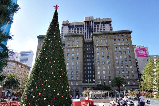 Union Square Christmas tree