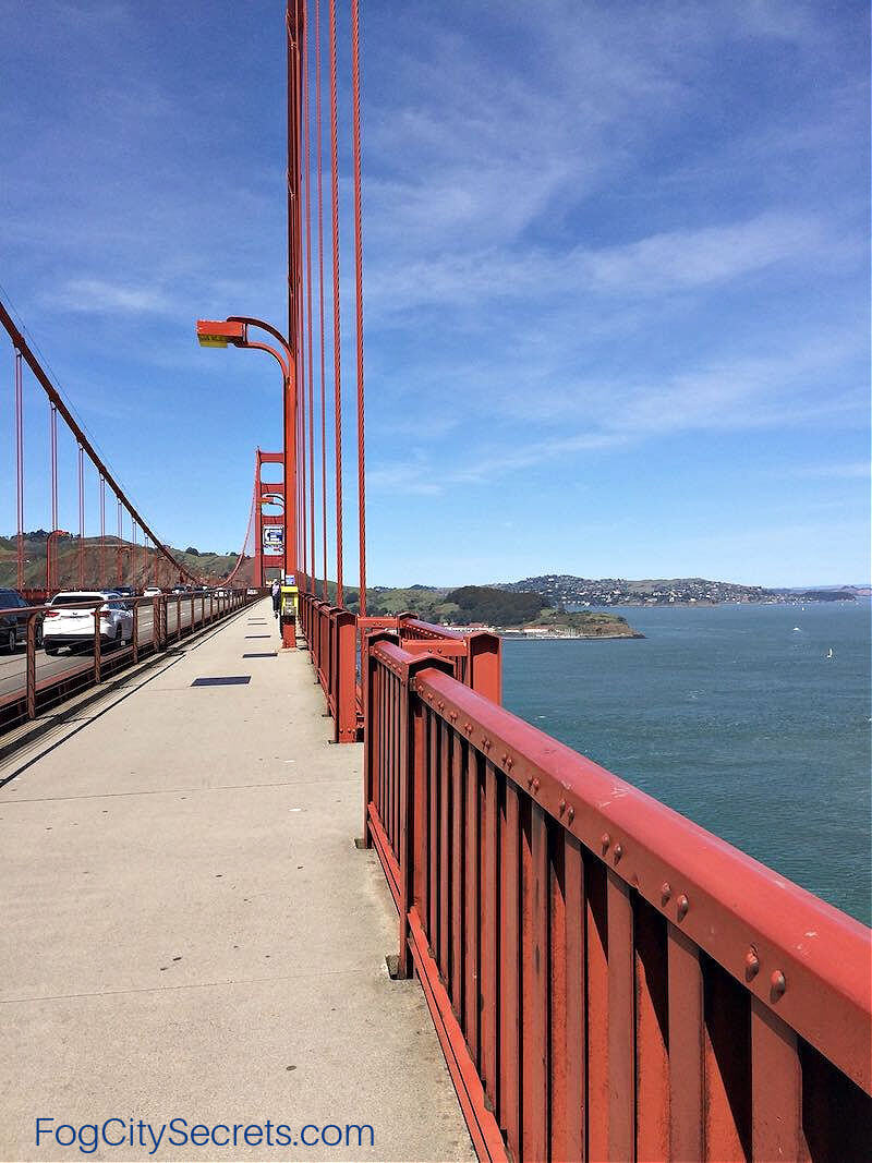 View from the Golden Gate Bridge
