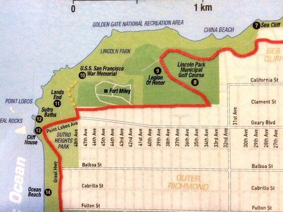 Lands End detour on SF Go Car tour