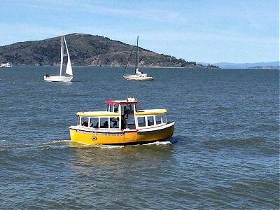 Water taxi on San Francisco Bay