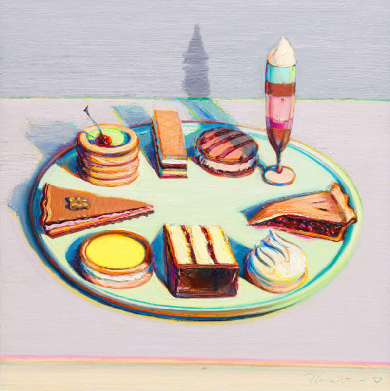 Wayne Thiebaud, Dessert Tray