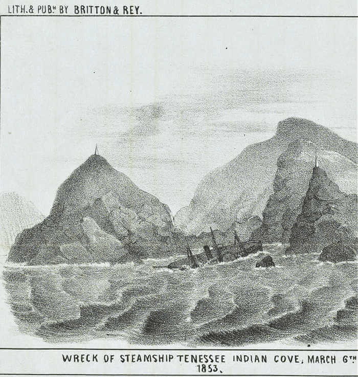 Wrck of the SS Tennesse steamship Wrck of the SS Tennesse steamship